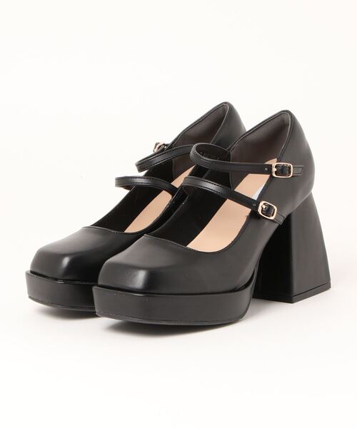 attagirl（アタガール）の「厚底ダブルストラップパンプス（パンプス・レディース・ブラック系その他/アイボリー/ブラック・S/M/L/LL）」の17枚目の写真