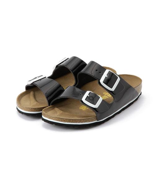 BIRKENSTOCK(ビルケンシュトック)の「BIRKENSTOCK(ビルケンシュトック) ARIZONA●(サンダル・レディース・ブラック/ホワイト・39/38/37/36)」の1枚目の写真