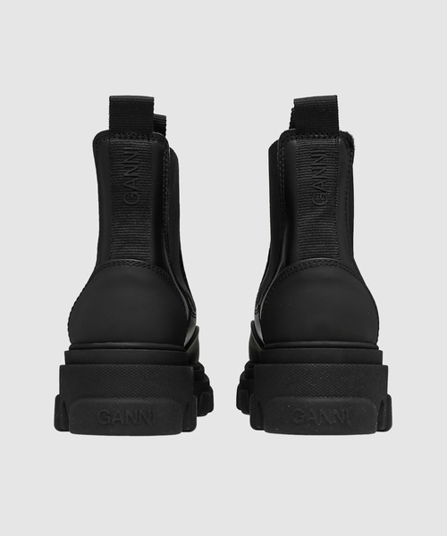 値下げ↓Low Chelsea Boot Black Stitch【GANNI】 Low Chelsea Boot