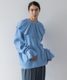 yuw | フリルスリーブプルオーバー2P/SET 178710(ニット/セーター)