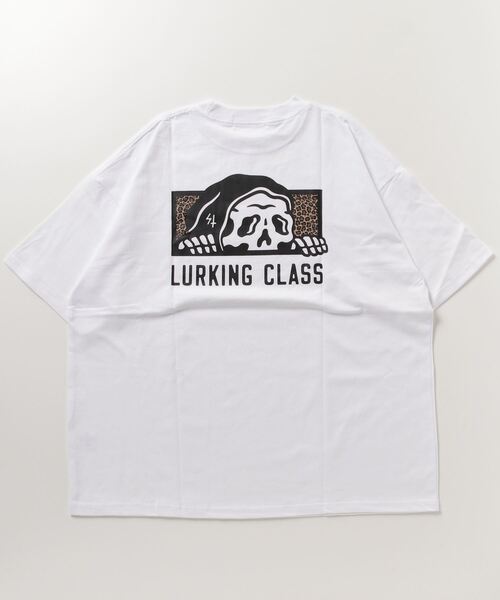 LURKING CLASS（ラーキングクラス）の「【ムラサキスポーツ別注】LURKING CLASS/ラーキングクラス ワイドシルエット バックプリントTシャツ/半袖Tシャツ ST23STM03（Tシャツ/カットソー・メンズ・ブラック/ホワイト/ホワイト系その他・L/M/XL）」の7枚目の写真