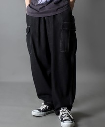 Wide Tapered Denim cargo pants/ワイドテーパード デニム カーゴパンツ