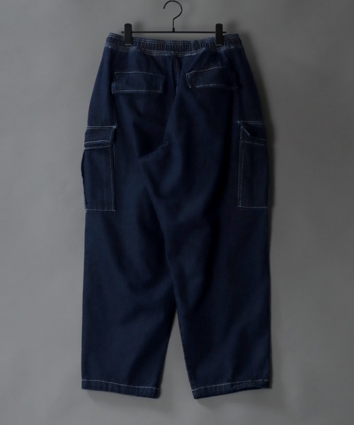 【セール】Wide Tapered Denim cargo pants/ワイドテーパード デニム カーゴパンツ（カーゴパンツ）｜SITRY（シトリー）