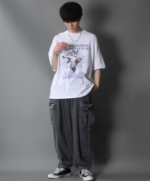 【セール】Wide Tapered Denim cargo pants/ワイドテーパード デニム カーゴパンツ（カーゴパンツ）｜SITRY（シトリー）