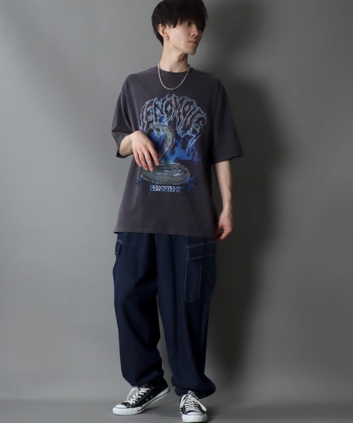 【セール】Wide Tapered Denim cargo pants/ワイドテーパード デニム カーゴパンツ（カーゴパンツ）｜SITRY（シトリー）