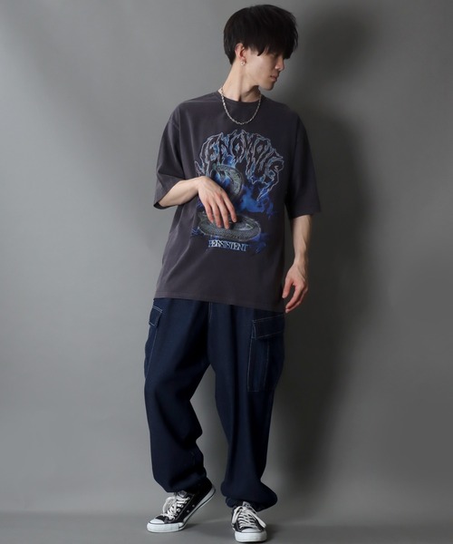 【セール】Wide Tapered Denim cargo pants/ワイドテーパード デニム カーゴパンツ（カーゴパンツ）｜SITRY（シトリー）