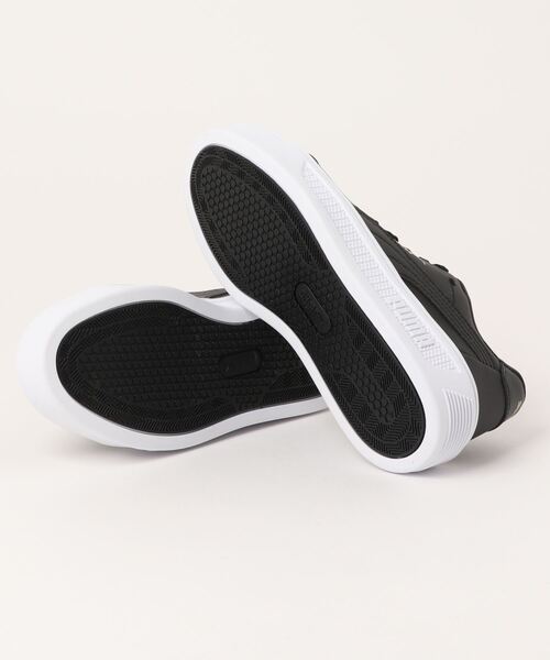 PUMA（プーマ）の「PUMA プーマ ウィメンズ スマッシュ プラットフォーム V3 スリーク スニーカー（スニーカー・レディース・グレー/ブラック×ゴールド/ホワイト×シルバー・24.0cm/25.0cm/23.5cm/22.5cm/24.5cm/22.0cm/25.5cm/23.0cm）」の5枚目の写真