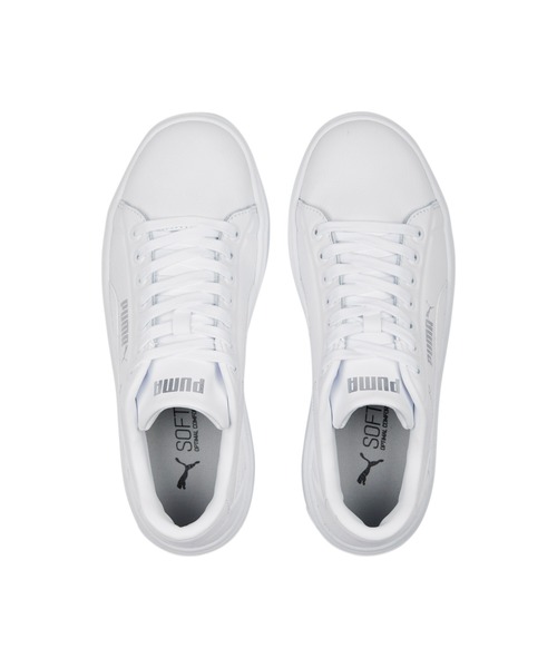 PUMA（プーマ）の「PUMA プーマ ウィメンズ スマッシュ プラットフォーム V3 スリーク スニーカー（スニーカー・レディース・グレー/ブラック×ゴールド/ホワイト×シルバー・24.0cm/25.0cm/23.5cm/22.5cm/24.5cm/22.0cm/25.5cm/23.0cm）」の10枚目の写真