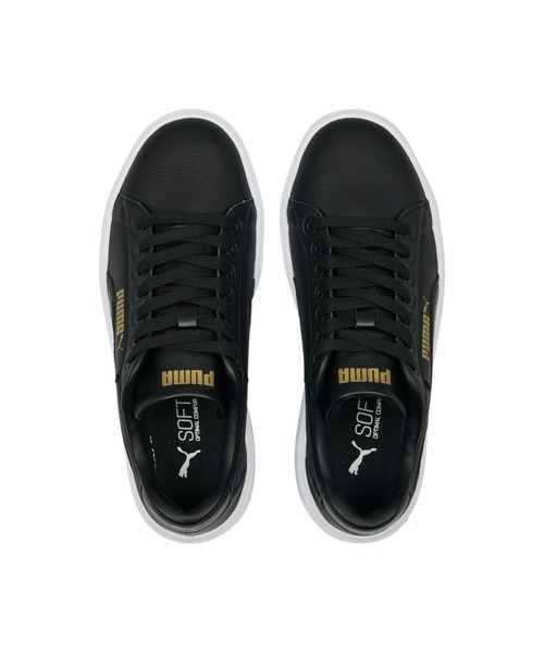 PUMA（プーマ）の「PUMA プーマ ウィメンズ スマッシュ プラットフォーム V3 スリーク スニーカー（スニーカー・レディース・グレー/ブラック×ゴールド/ホワイト×シルバー・24.0cm/25.0cm/23.5cm/22.5cm/24.5cm/22.0cm/25.5cm/23.0cm）」の15枚目の写真