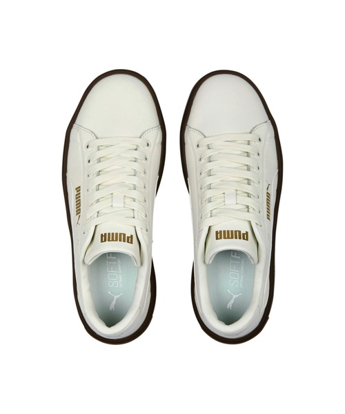 PUMA（プーマ）の「PUMA プーマ ウィメンズ スマッシュ プラットフォーム V3 スリーク スニーカー（スニーカー・レディース・グレー/ブラック×ゴールド/ホワイト×シルバー・24.0cm/25.0cm/23.5cm/22.5cm/24.5cm/22.0cm/25.5cm/23.0cm）」の20枚目の写真