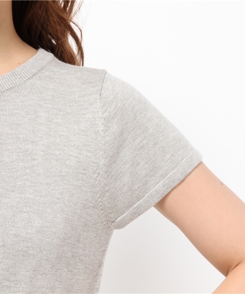 Kastane（カスタネ）の「【Kastane】裾スリットプルオーバ（ニット/セーター・レディース・グレー/レッド/ネイビー/オフホワイト/ブラック・FREE）」の7枚目の写真