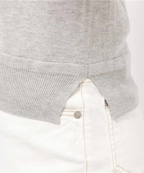 Kastane（カスタネ）の「【Kastane】裾スリットプルオーバ（ニット/セーター・レディース・グレー/レッド/ネイビー/オフホワイト/ブラック・FREE）」の11枚目の写真