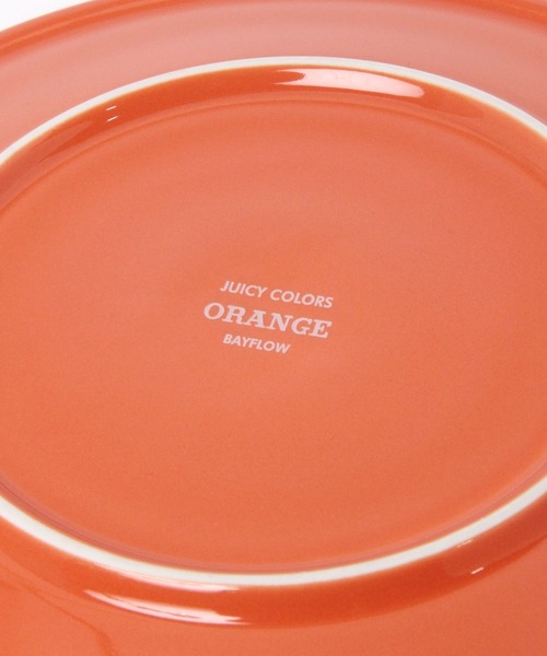 BAYFLOW（ベイフロー）の「[電子レンジ･食洗機可]BF JUICY COLORSプレートＭ（食器・レディース・イエロー/オレンジ/ライトグリーン・0）」の12枚目の写真
