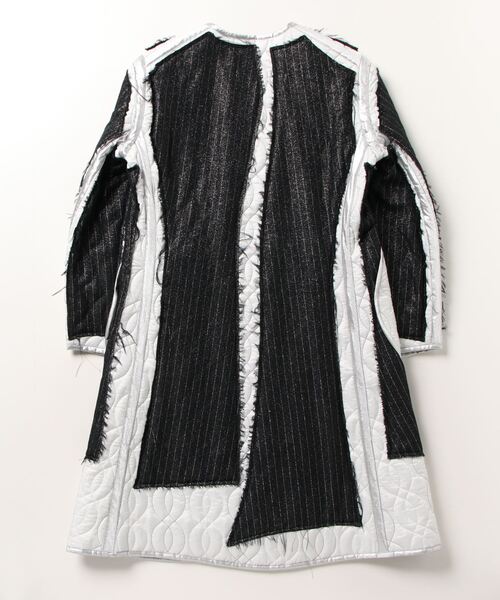 sulvam（サルバム）の「【sulvam/サルバム】Quilting patchwork coat（チェスターコート・メンズ・ブラック・S/M/L）」の2枚目の写真