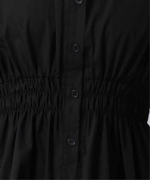 RAY CASSIN（レイカズン）の「7分袖ウエストシャーリングミニワンピース（シャツワンピース・レディース・ブルー系/パープル系/オフホワイト/ブラック・FREE）」の16枚目の写真