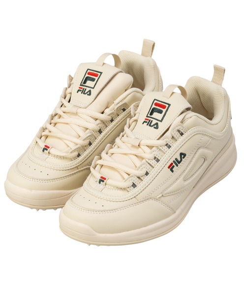 FILA(フィラ)の「ディスラプター2 ゴルフ / DISRUPTOR 2 GOLF / ゴルフシューズ(その他シューズ・レディース・ベージュ・23.0cm/23.5cm/24.0cm/24.5cm/25.0cm/25.5cm/26.0cm/26.5cm/27.0cm/27.5cm/28.0cm)」の3枚目の写真