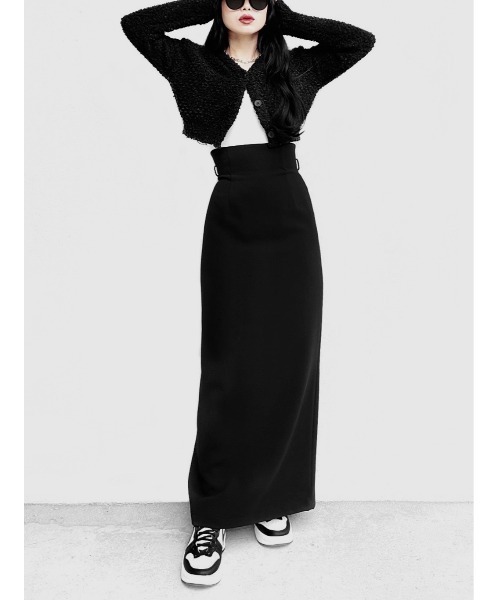 LVEU.(ラブユ.)の「Cropped popcorn knit cardigan / クロップドポップコーンニットカーディガン(Ai select)(カーディガン/ボレロ・レディース・グリーン/ブラック・FREE)」の3枚目の写真