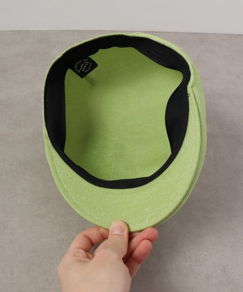 Sense of Grace（センスオブグレース）の「サーモ編み ハンチング（ハンチング/ベレー帽・メンズ・ブラック系/ブルー/ベージュ系/ブラック/ホワイト/ライム・FREE）」の13枚目の写真