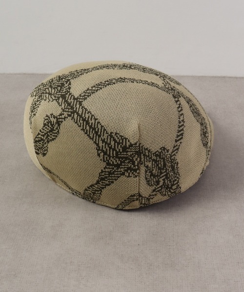 Sense of Grace（センスオブグレース）の「サーモ編み ハンチング（ハンチング/ベレー帽・メンズ・ブラック系/ブルー/ベージュ系/ブラック/ホワイト/ライム・FREE）」の8枚目の写真