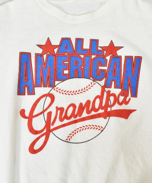 VINTAGE(ヴィンテージ)の「【ヴィンテージ古着】80-90's ALL AMERICAN Grandpa プリントスウェット(スウェット・メンズ・ホワイト・LARGE)」の3枚目の写真