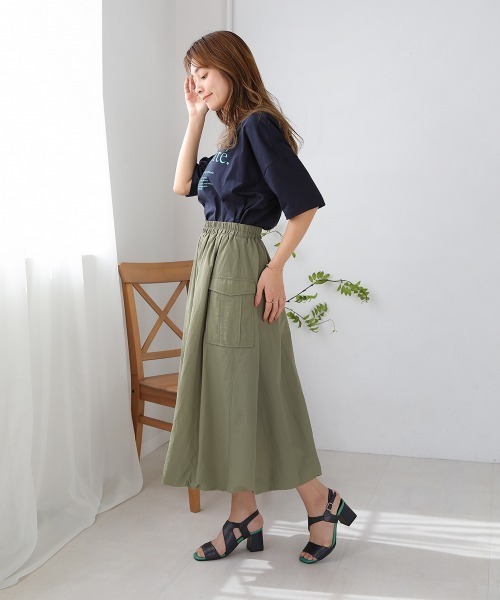 Bou Jeloud（ブージュルード）の「コットンWシルケットロゴT（Tシャツ/カットソー・レディース・ブラック/ホワイト/パープル/ネイビー・FREE）」の20枚目の写真