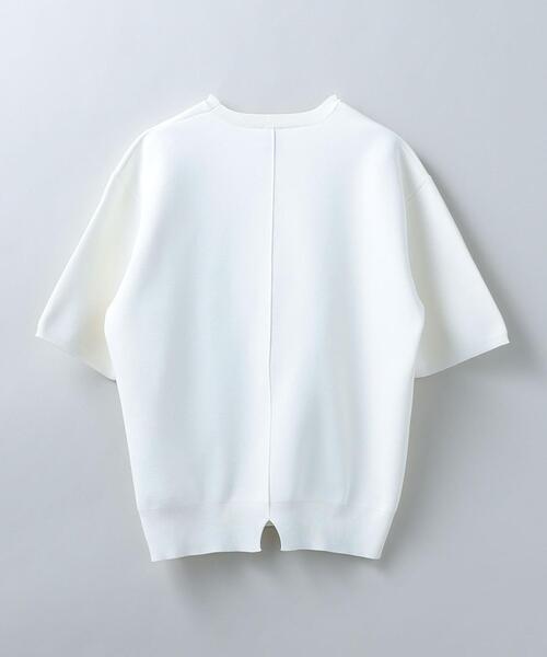 トップス 6(ROKU) MILANO RIB SHORT SLEEVE KNIT 6（ロク）の「＜6(ROKU)＞MILANO RIB SHORT SLEEVE KNIT/ニット