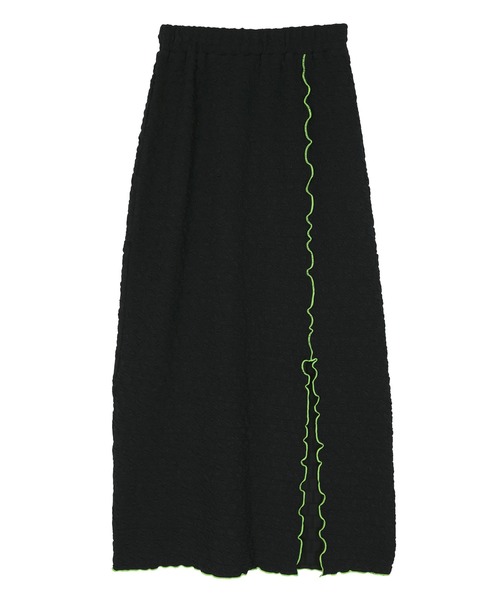 miette(ミエット)の「配色メローポコポコスカート(スカート・レディース・ブルー/ブラック・FREE)」の17枚目の写真