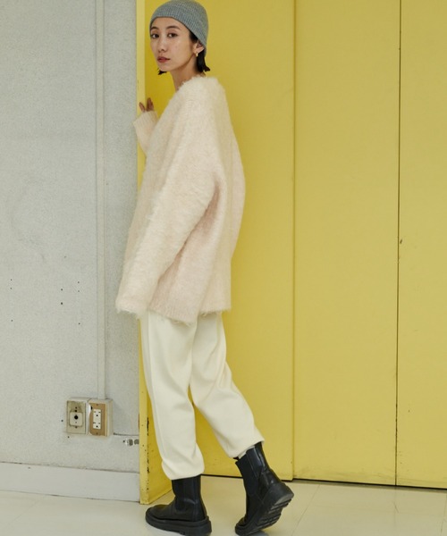 Auntie Rosa Holiday(アンティローザホリデー)の「【定番商品!】ニットジョガーパンツ / サイズ展開あり(その他パンツ・レディース・チャコールグレー/アイボリー/ブラック・SMALL/MEDIUM)」の13枚目の写真