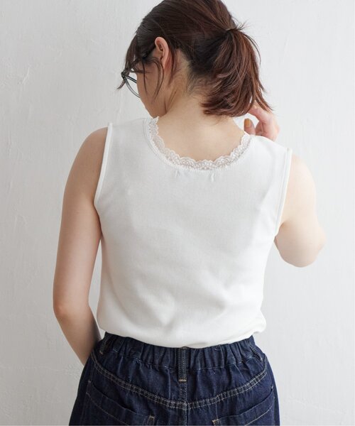 LBC（エルビーシー）の「レースタンクトップ（タンクトップ・レディース・ホワイト/ベージュ/チャコールグレー・M/L）」の17枚目の写真