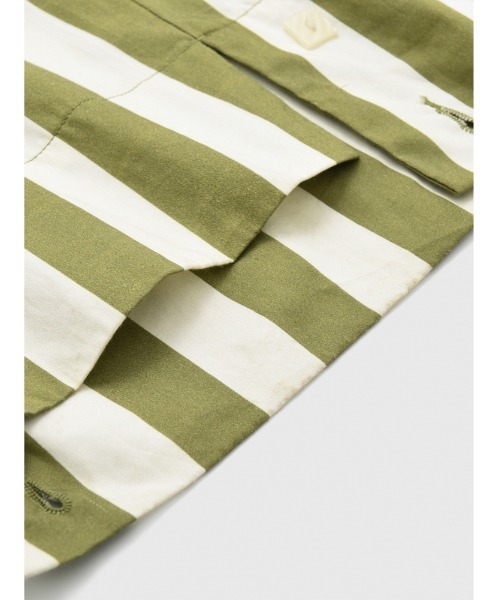 JNBY（ジェーエヌビーワイ）の「HOME Genderless Striped Drawstring-waist Cotton Pants / コットンパンツ（その他パンツ・レディース・グリーン系その他5/ブルー系その他4/ベージュ系その他5・36/38/40）」の12枚目の写真