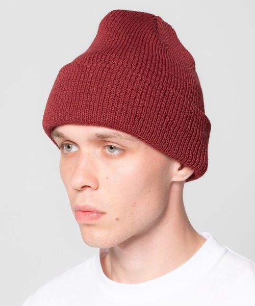 BEDWIN & THE HEARTBREAKERS（ベドウィン アンド ザ ハートブレイカーズ）の「ACRYLIC WATCH CAP "ROBERT"（ニットキャップ/ビーニー・メンズ・ターコイズブルー/バーガンディー/ブラウン/ブラック・FREE）」の4枚目の写真