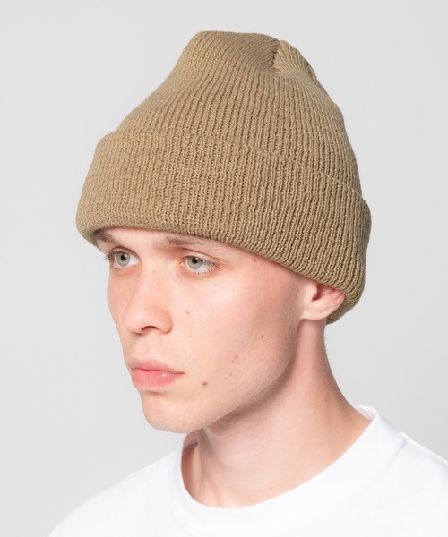 BEDWIN & THE HEARTBREAKERS（ベドウィン アンド ザ ハートブレイカーズ）の「ACRYLIC WATCH CAP "ROBERT"（ニットキャップ/ビーニー・メンズ・ターコイズブルー/バーガンディー/ブラウン/ブラック・FREE）」の3枚目の写真