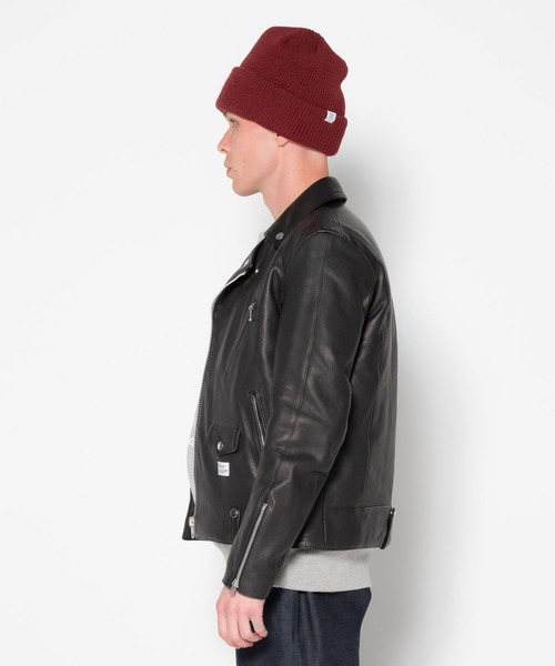 BEDWIN & THE HEARTBREAKERS（ベドウィン アンド ザ ハートブレイカーズ）の「ACRYLIC WATCH CAP "ROBERT"（ニットキャップ/ビーニー・メンズ・ターコイズブルー/バーガンディー/ブラウン/ブラック・FREE）」の16枚目の写真