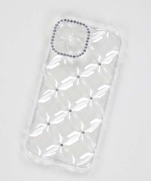 SPINNS（スピンズ）の「iPhone11/12/13/14/15/16/17対応/ラインストーンデザイン クリアモバイルケース（スマホケース/カバー・レディース・クリア・iPhone 13/iPhone 14/iPhone 12/iPhone 11/iPhone 15/iPhone 16/17）」の3枚目の写真