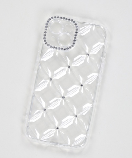 SPINNS（スピンズ）の「iPhone11/12/13/14/15/16/17対応/ラインストーンデザイン クリアモバイルケース（スマホケース/カバー・レディース・クリア・iPhone 13/iPhone 14/iPhone 12/iPhone 11/iPhone 15/iPhone 16/17）」の2枚目の写真
