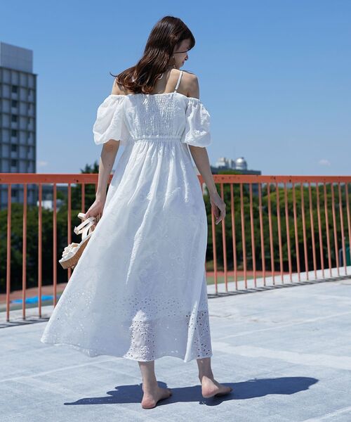 【極美品】マイラン 2WAYオフショルダーワンピース リネン 近年モデル S and myera サコッシュ付きワンピース｜Real Stock