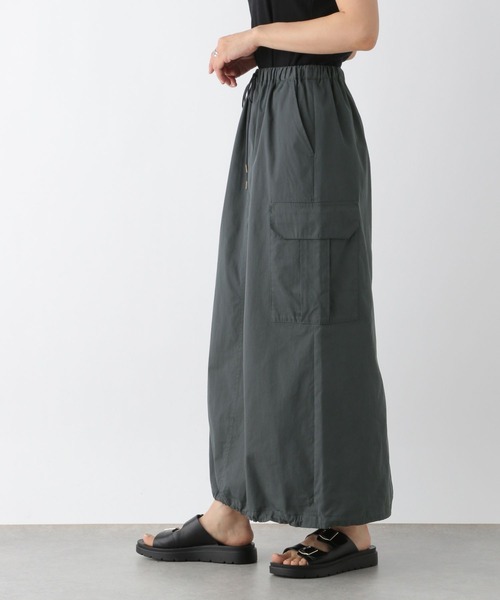 LEPSIM(レプシィム)の「ミリタリーカーゴスカート 961218(スカート・レディース・アイボリー/カーキ/グレー・FREE)」の8枚目の写真