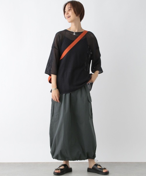 LEPSIM(レプシィム)の「ミリタリーカーゴスカート 961218(スカート・レディース・アイボリー/カーキ/グレー・FREE)」の10枚目の写真