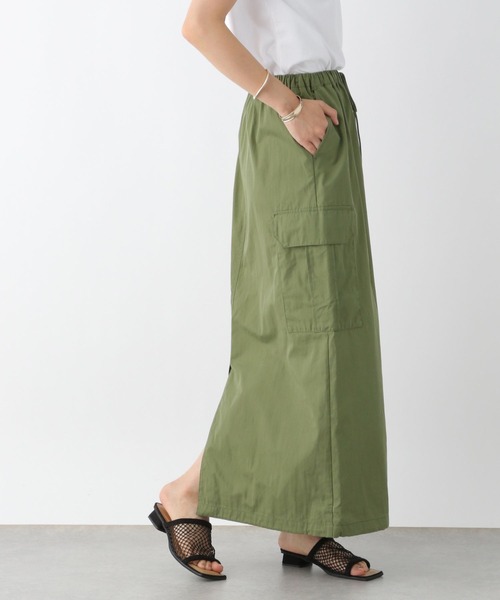 LEPSIM(レプシィム)の「ミリタリーカーゴスカート 961218(スカート・レディース・アイボリー/カーキ/グレー・FREE)」の12枚目の写真