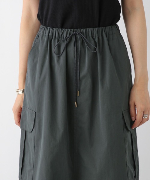 LEPSIM(レプシィム)の「ミリタリーカーゴスカート 961218(スカート・レディース・アイボリー/カーキ/グレー・FREE)」の20枚目の写真