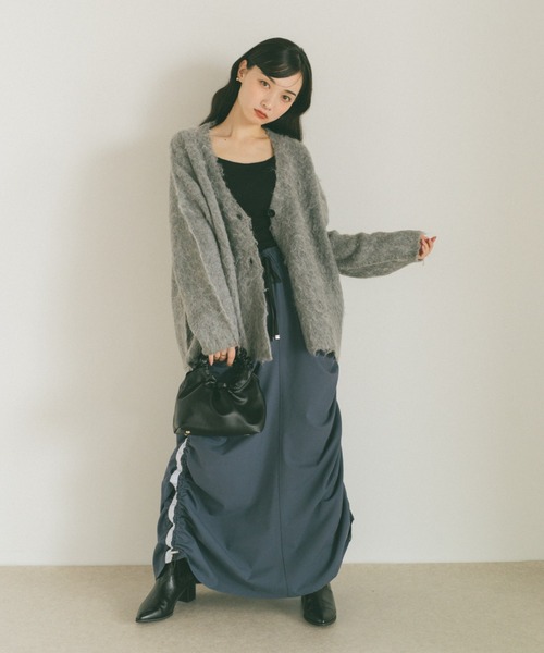 セール】ミックスシャギーオーバーカーディガン（カーディガン/ボレロ