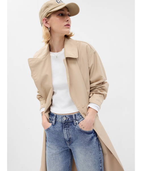 GAP(ギャップ)の「ウォッシュウェル '90s ミッドライズ ルーズフィット デニム(デニムパンツ・レディース・ライトインディゴブルー・23/24/25/26/27/28/29/30)」の6枚目の写真