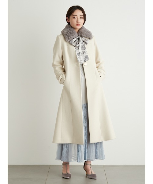 LILY BROWN(リリーブラウン)の「チェスターコート(チェスターコート・レディース・サックスブルー/アイボリー/モカ/ブラック・1/2/0)」の16枚目の写真