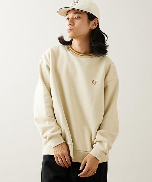 FRED PERRY(フレッドペリー)の「WEB限定【FRED PERRY for JOURNAL STANDARD / フレッドペリー】別注 スウェット(スウェット・メンズ・ネイビー/ワインレッド/ブラック/アイボリー・MEDIUM/LARGE)」の19枚目の写真