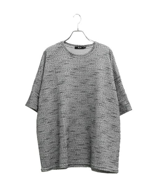 MinoriTY(マイノリティ)の「【いつもと違った大人の風合い】マルチボーダーニット サマーニット 半袖Tシャツ メンズ 夏服【MinoriTY】(ニット/セーター・メンズ・グレー/オレンジ/ブルー・M/S/L)」の22枚目の写真