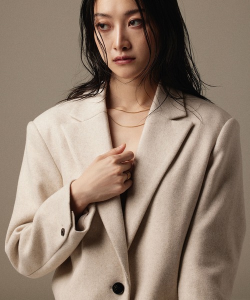 【CENE】セネ/1mmスネークチェーンネックレス/45cm