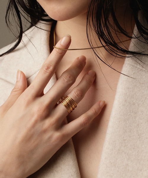 【CENE】セネ/1mmスネークチェーンネックレス/45cm