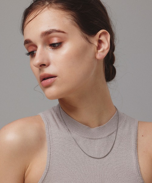 CENE（セネ）の「【CENE】セネ/1mmスネークチェーンネックレス/45cm（ネックレス・レディース・ピンクゴールド/シルバー/ゴールド・FREE）」の20枚目の写真