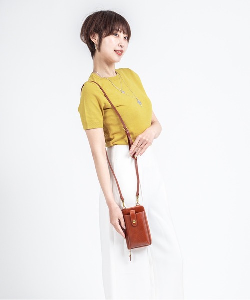 BELLIES YORK（ベリーズヨーク）の「【BELLIES YORK/ベリーズヨーク】スマートフォンショルダー　ショルダーバッグ　財布（ショルダーバッグ・レディース・ダークグリーン/ブラウン/ブラック/アッシュブラウン・FREE）」の16枚目の写真