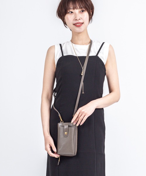 BELLIES YORK（ベリーズヨーク）の「【BELLIES YORK/ベリーズヨーク】スマートフォンショルダー　ショルダーバッグ　財布（ショルダーバッグ・レディース・ダークグリーン/ブラウン/ブラック/アッシュブラウン・FREE）」の13枚目の写真